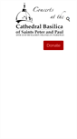 Mobile Screenshot of cathedralphilaconcerts.org